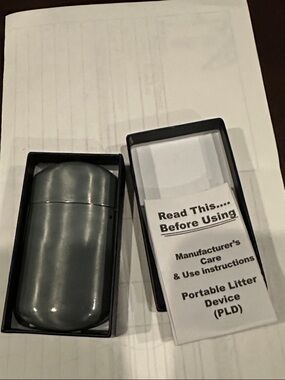 Portable Litter Device (PLD) Compact Case in Dark Gray